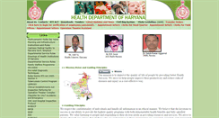 Desktop Screenshot of haryanahealth.nic.in